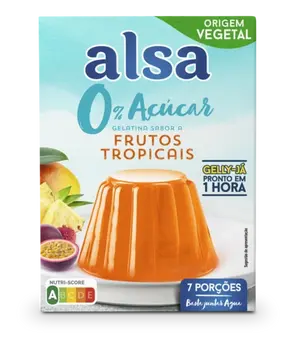 Dr. Oetker Gelatina sabor tropical sem açúcar
