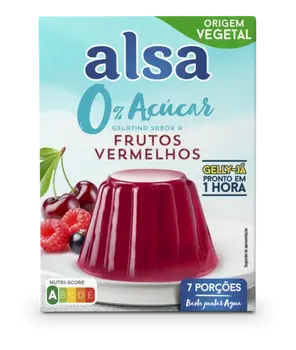 Dr. Oetker Gelatina sabor a frutos vermelhos sem açúcar