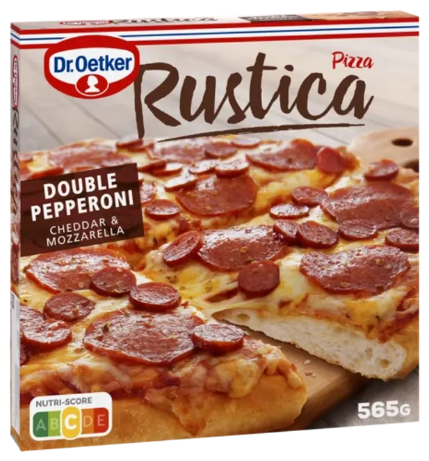 Dr. Oetker Rustica Double Pepperoni Cheddar&M.