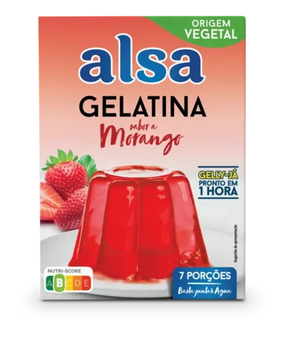 Dr. Oetker Gelatina vegetal Morango